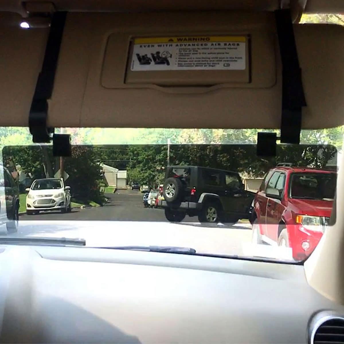 Travel Car Anti-Glare Sun Visor Extender Window Sunshade,Grey WANPOOL Car Visor 